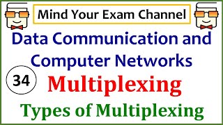 Multiplexing  Types of Multiplexing  Data Communication amp Computer Networks Course  Lecture 34 [upl. by Chitkara923]