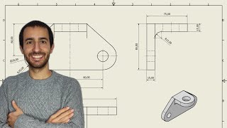 APRUEBA tu asignatura de Inventor 2024 Croquis Extrusión y Acotación en planos [upl. by Etnwahs]