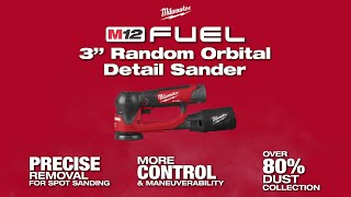 Milwaukee® M12 FUEL™ 3 Random Orbital Sander [upl. by Cirted]