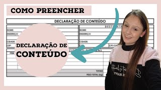 COMO PREENCHER DECLARAÇÃO DE CONTEÚDO DOS CORREIOS PARA FAZER DEVOLUÇÕES DA SHEIN [upl. by Lada]