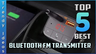 Top 5 Best Bluetooth FM Transmitter Review in 2023 [upl. by Aisercal]