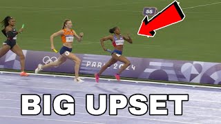 Must Watch Netherlands Upsets Usa in Mixed 4x400m Relay at Paris olympic 2024 Race Analysis [upl. by Blase]