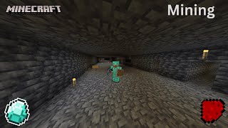 Minecraft Mining Diamonds [upl. by Sigmund]