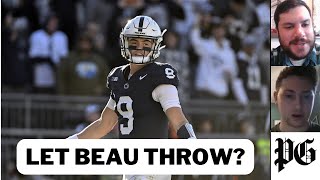 Should Penn State give Beau Pribula an extended look at QB over injured Drew Allar at Michigan St [upl. by Lorou]