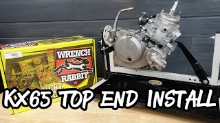 Kawasaki KX65 Top End Install [upl. by Elliot]