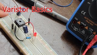 26 Varistor basics and implementation in a step down circuit [upl. by Nortna]