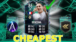 86 Benzema Flashback SBC Cheapest Solution FIFA22 [upl. by Leahcimed]