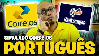 🔥SIMULADO DE PORTUGUÊS CEBRASPE CONCURSO CORREIOS 2024 [upl. by Rednal]