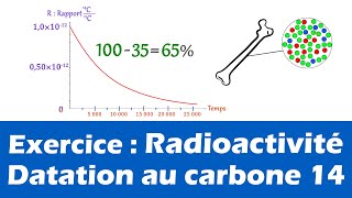 Exercice  Datation au carbone 14 Lycée 1ère Enseignement Scientifique [upl. by Aan]