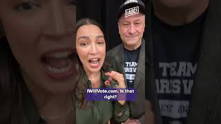 AOC and Doug Emhoff VOTE  Alexandria OcasioCortez [upl. by Ianthe]