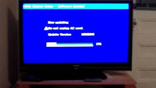Updating the SHARP AQUOS Firmware [upl. by Oisacin]