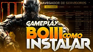 Como instalar o Modded Black Ops 3 EZZ BOIII 2024 PT português bo3 mods plutonium [upl. by Anhcar]