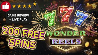 New Slot Game 2024 Wonder Reels 🎰 Offers Huge Wins amp Bonuses [upl. by Matta]