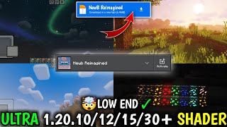 ✨ NEW UPDATE 🔥 SHADERS MCPE 120 😍 WORK IN LOW END 🌟 [upl. by Odrautse]