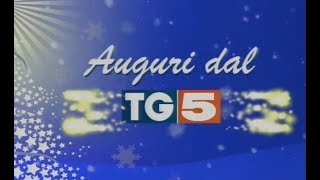 Canale 5  quotTg5quot Bumper Auguri  Natale 2009 [upl. by Neomah]