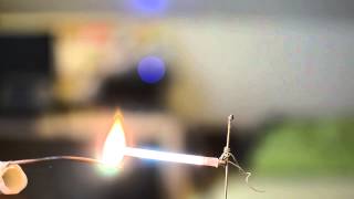 Sodium gas discharge lamp on high voltage MOT [upl. by Lyrad]