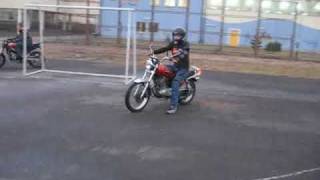 Suzuki GN 125 stunt [upl. by Suoirred]