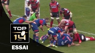 TOP 14  Grenoble  Oyonnax  4217 Essai Gio APLON GRE  J12  Saison 20152016 [upl. by Atinreb]