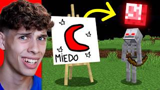 Trolleé a Mi Amigo con Dibujos en Minecraft durante 100 Días [upl. by Latimer537]