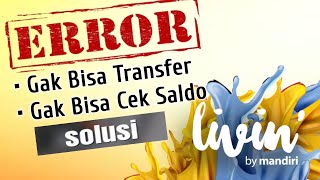 Cara Mengatasi mBanking Mandiri Error [upl. by Ogilvie851]