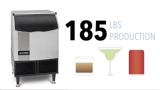 IceOMatic ICEU150FA Undercounter Full Cube Ice Maker [upl. by Nosam864]