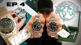 Skeleton Audemars Piguet amp Real vs Fake Rolex Submariner Review  Trotters 2 The World Ep4 [upl. by Mcclelland]