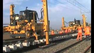 F 40 Track Laying Machine  Longitudinal [upl. by Sidonnie]