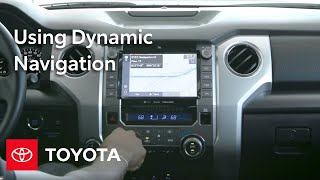 How To Use Dynamic Navigation in the Toyota Multimedia System [upl. by Tartaglia]