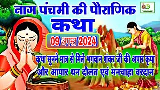 Nag panchami 2024  Nag Panchami vrat Katha 9 August 2024 नाग पंचमी की व्रत कथा नागपंचमी की कहानी [upl. by Rivkah]