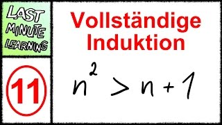 Vollständige Induktion  Aufgabe 11  Unsere erste Ungleichung [upl. by Idleman]