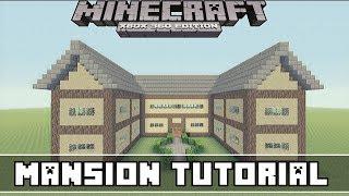 Minecraft Xbox 360 Easy Mansion Tutorial [upl. by Nisotawulo704]