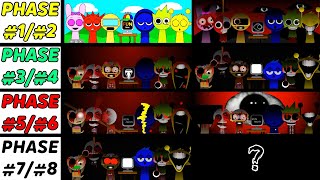 Incredibox Sprunki Mix Phase 1 VS Phase 2 VS Phase 3 VS Phase 4 VS Phase 5 VS Phase 6 VS Phase 7 amp 8 [upl. by Pampuch]