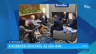 Kisebbségi ügyekről az USAban – Erdélyi Magyar Televízió [upl. by Doreen]