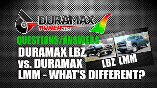 Duramax LBZ amp LMM  WHATS THE DIFFERENCE by DuramaxtunerCOM [upl. by Juni510]