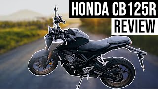 Honda CB125R Review  One Year and 3000 Miles Later [upl. by Ingalls]