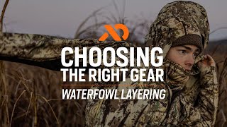 Choosing The Right Gear  Waterfowl Core Layering [upl. by Nicko]