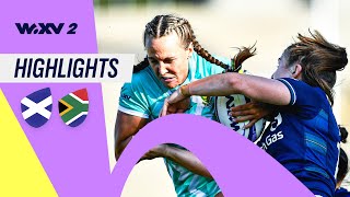 South Africa outmuscled by Scotland  Scotland v South Africa  WXV2 Highlights [upl. by Rima439]