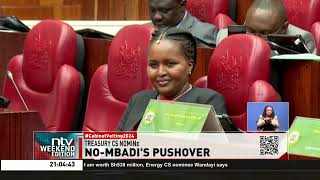 Treasury CS nominee Mbadi promises to publish and make public the national debt annually [upl. by Zsazsa]