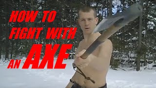 HOW TO FIGHT WITH an AXE Combat Lesson 1  Defeat Your Enemy [upl. by Arac]