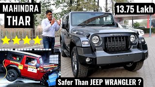 New Mahindra Thar  Indias Safest OffRoad SUV  New Interiors Features  Mahindra Thar 2022 4X4 [upl. by Aiza168]