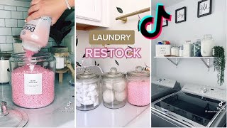 Laundry Restock amp Organization ASMR Satisfying TikTok Compilation 🧺 [upl. by Rudiger]