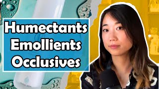 Humectants Emollients and Occlusives for skincare  Podcast Highlights [upl. by Nosahc]