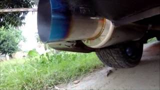 HKS Hi Power Muffler on Hyundai Coupe Tiburon [upl. by Irafat85]