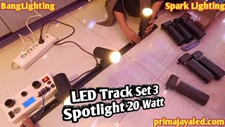 LED Track Set 3 Spotlight 20 Watt [upl. by Bacchus]