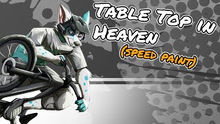 Table Top in Heaven speedpaint [upl. by Yrhcaz]