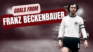 Great goals from Franz Beckenbauer [upl. by Yojenitsirk]