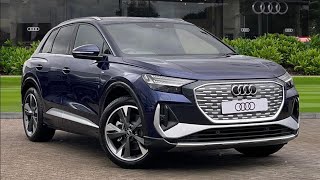 2024 Brand New Audi Q4 etron 40 S line Auto 5dr 82kWh  Stoke Audi [upl. by Demona]