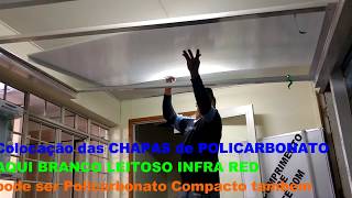 Como Instalar uma cobertura de Policarbonato Retrátil Telescópica MANUAL com PiVÔ Polysolution [upl. by Akimad]