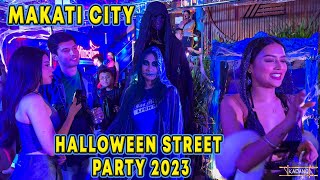 Haunted Halloween Bash Street Party in POBLACION MAKATI CITY 2023 [upl. by Imelda]