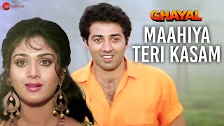 Maahiya Teri Kasam  Ghayal  Sunny Deol amp Meenakshi Sheshadri  Lata Mangeshkar amp Pankaj Udhas [upl. by Hulton997]